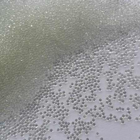 Road line marking paint glass beads